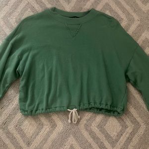 green pacsun LA Hearts cropped sweater